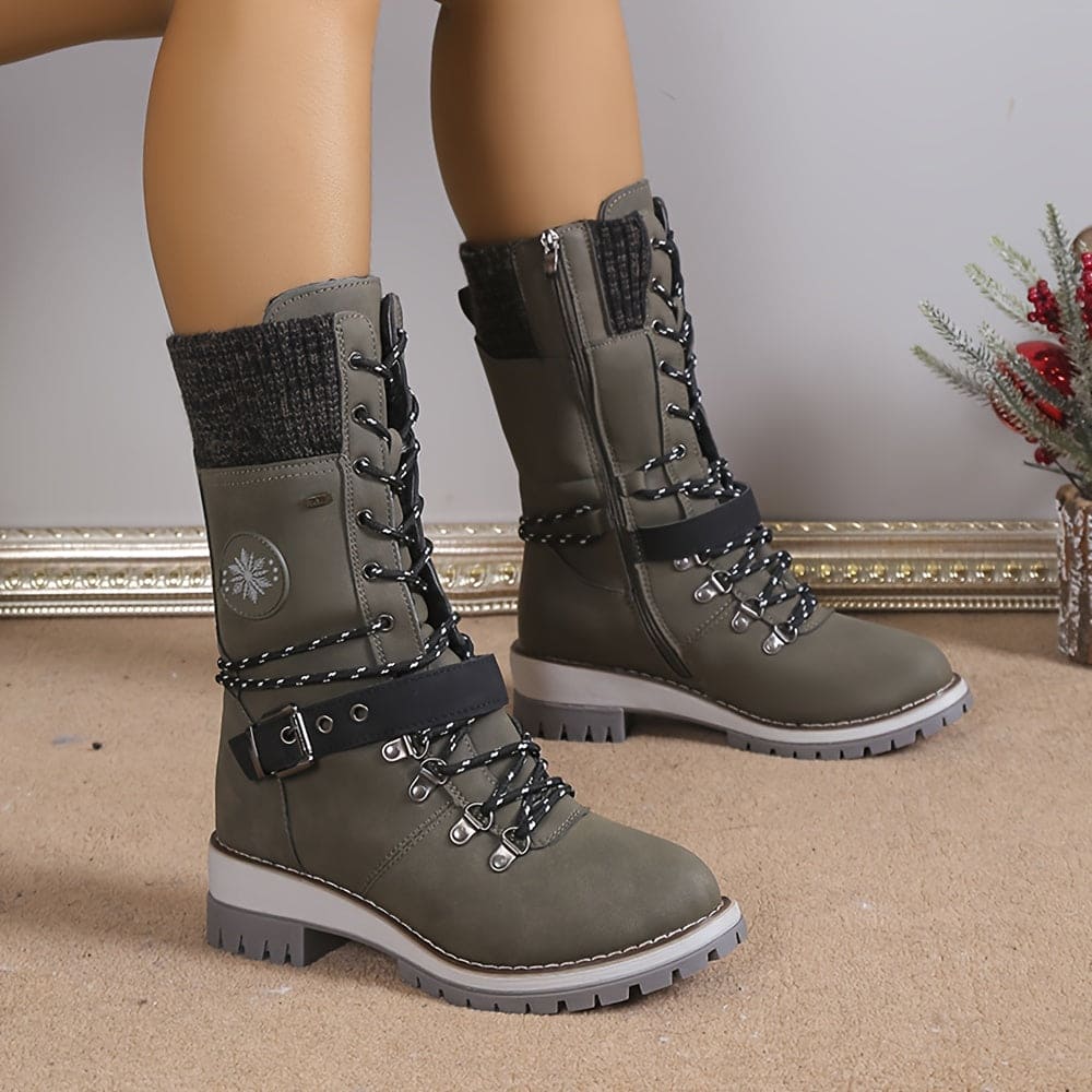 Valenzora - Elegant knitted thermal boots