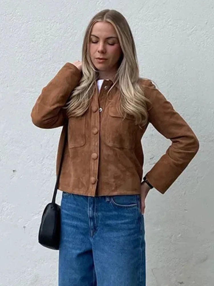 Valenzora | Elegant suede jacket