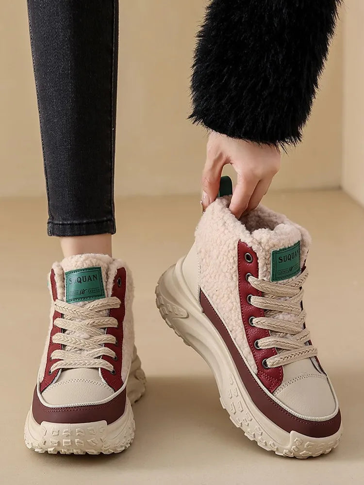 Valenzora | Women's Snow Boots with Thick, Warm Sole