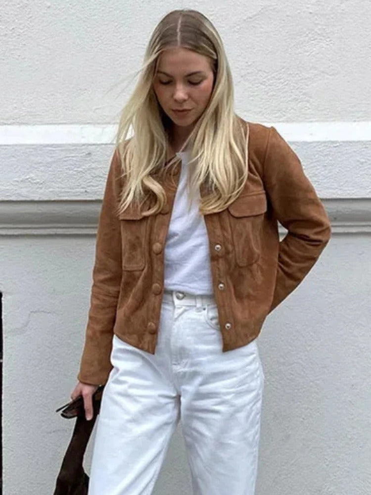 Valenzora | Elegant suede jacket