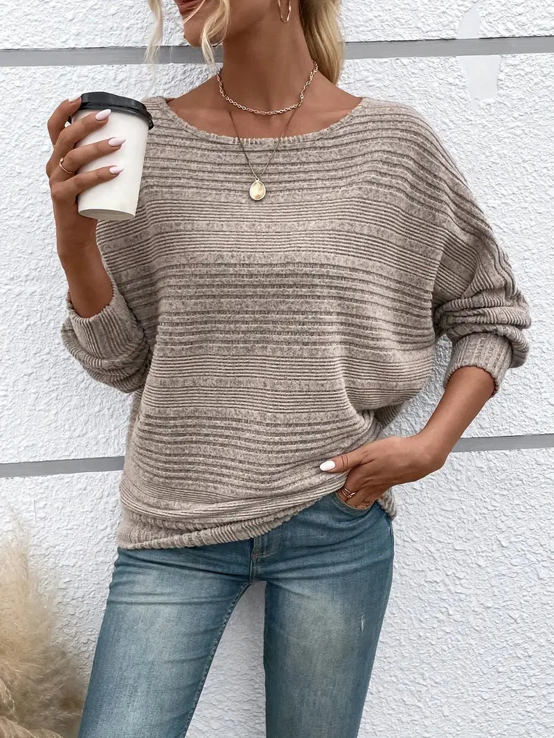 Valenzora | Striped Sweater for Effortless Everyday Style for Women