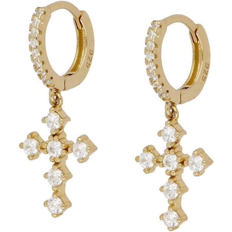 Valenzora - Hoop earrings with dangling pendants | Multicolored gemstone earrings
