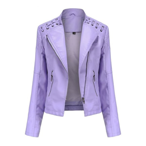Valenzora | Washed lambskin leather jacket