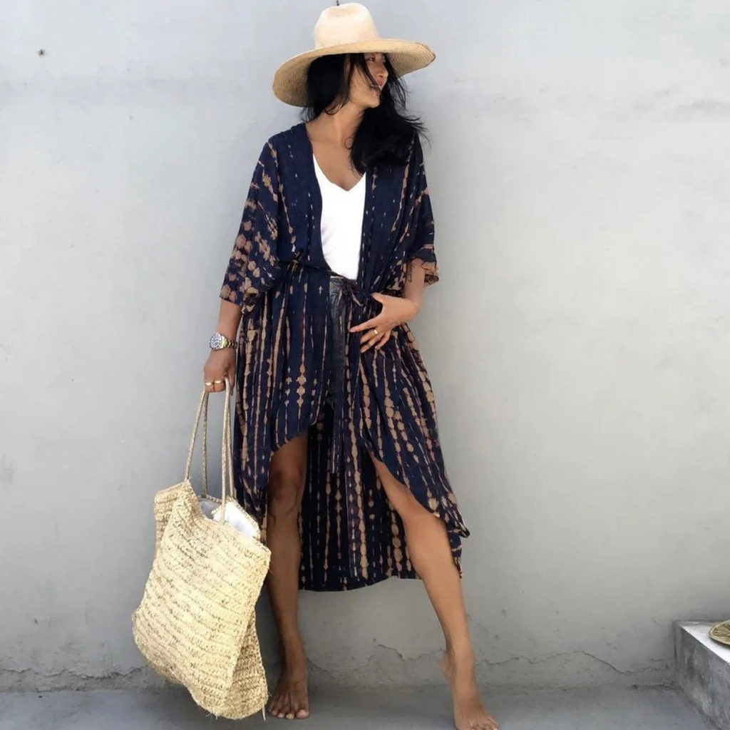 Valenzora | Sommer-Kimono mit Print für Damen
