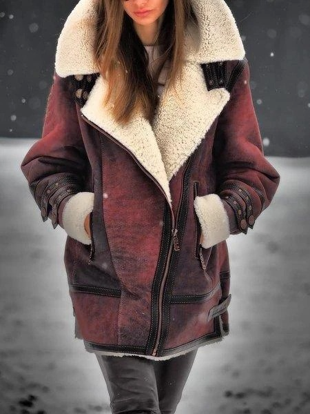 warm, cuddly lined women's jacket