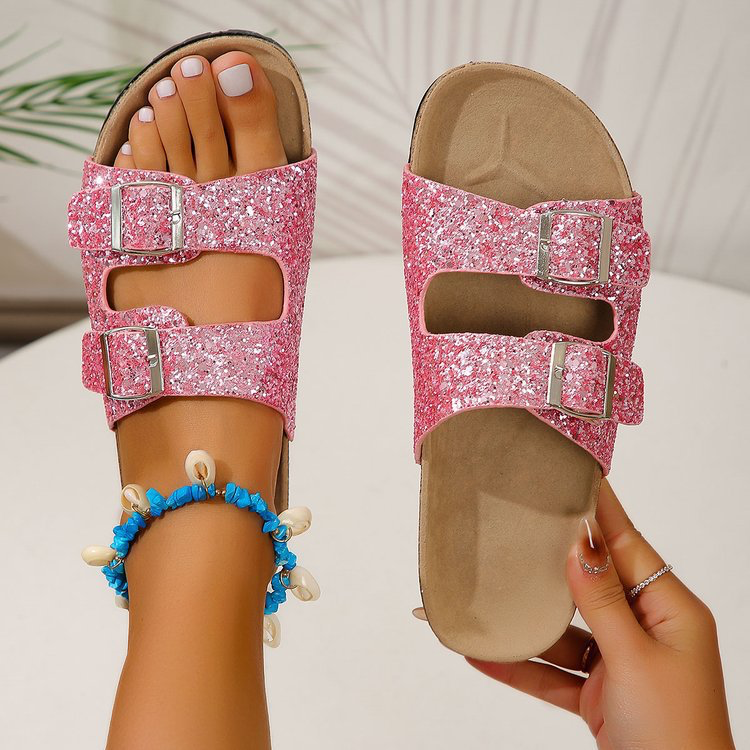 Valenzora - Glitter sandals