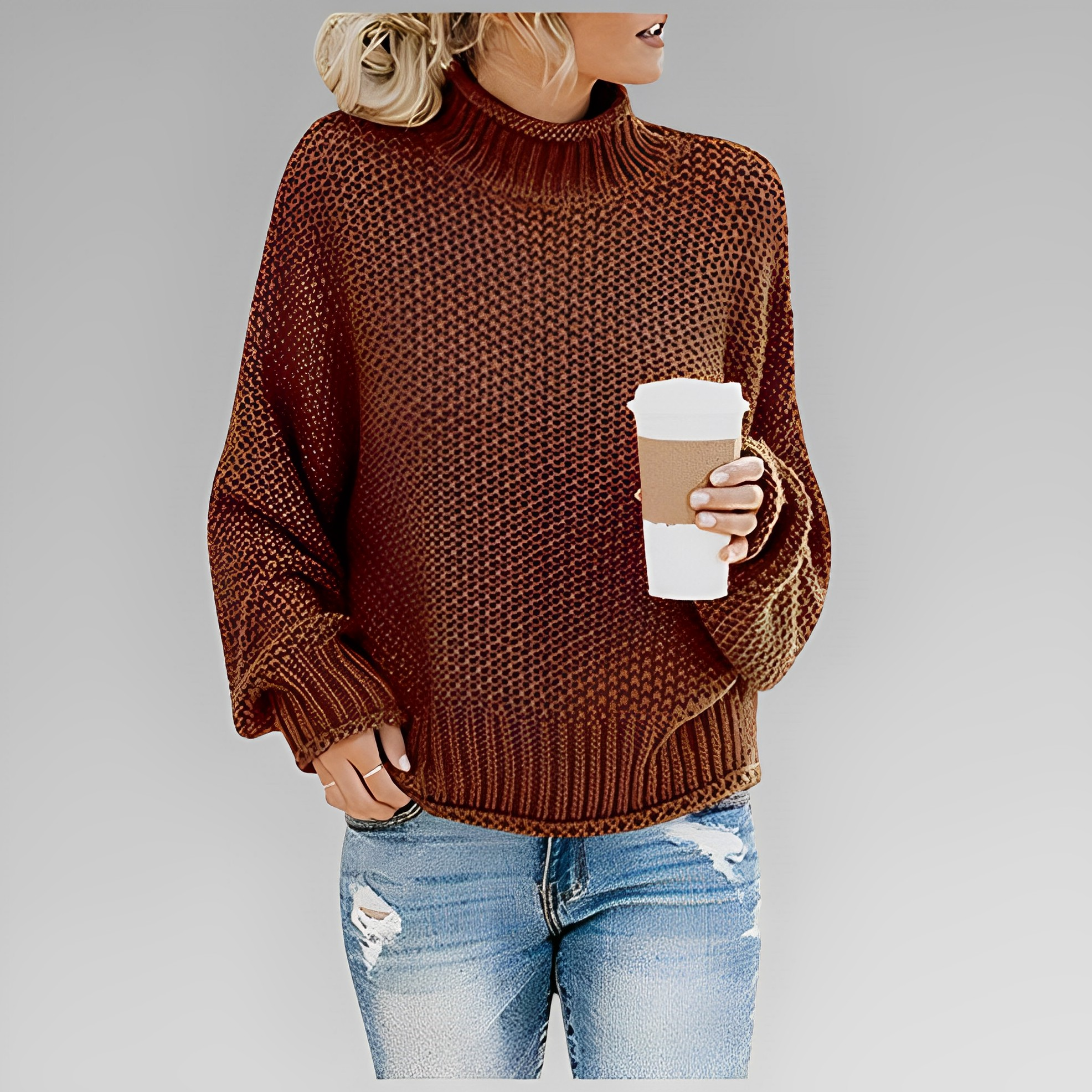 Stylish and elegant winter sweater