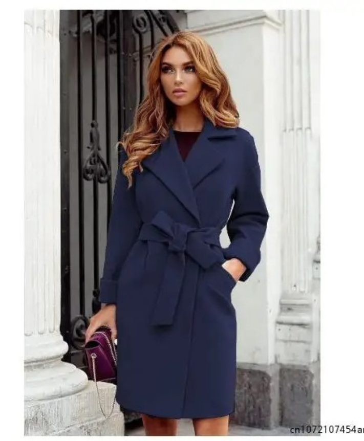 Valenzora | Stylish trench coat with belt