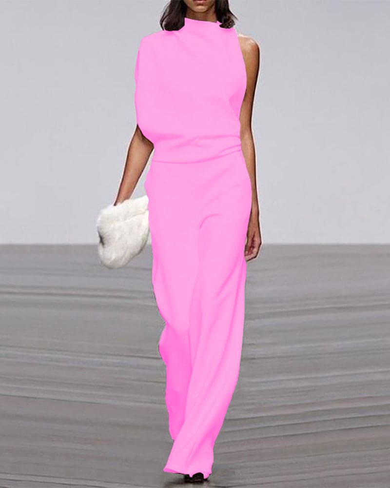 Valenzora | Premium One Shoulder Jumpsuit