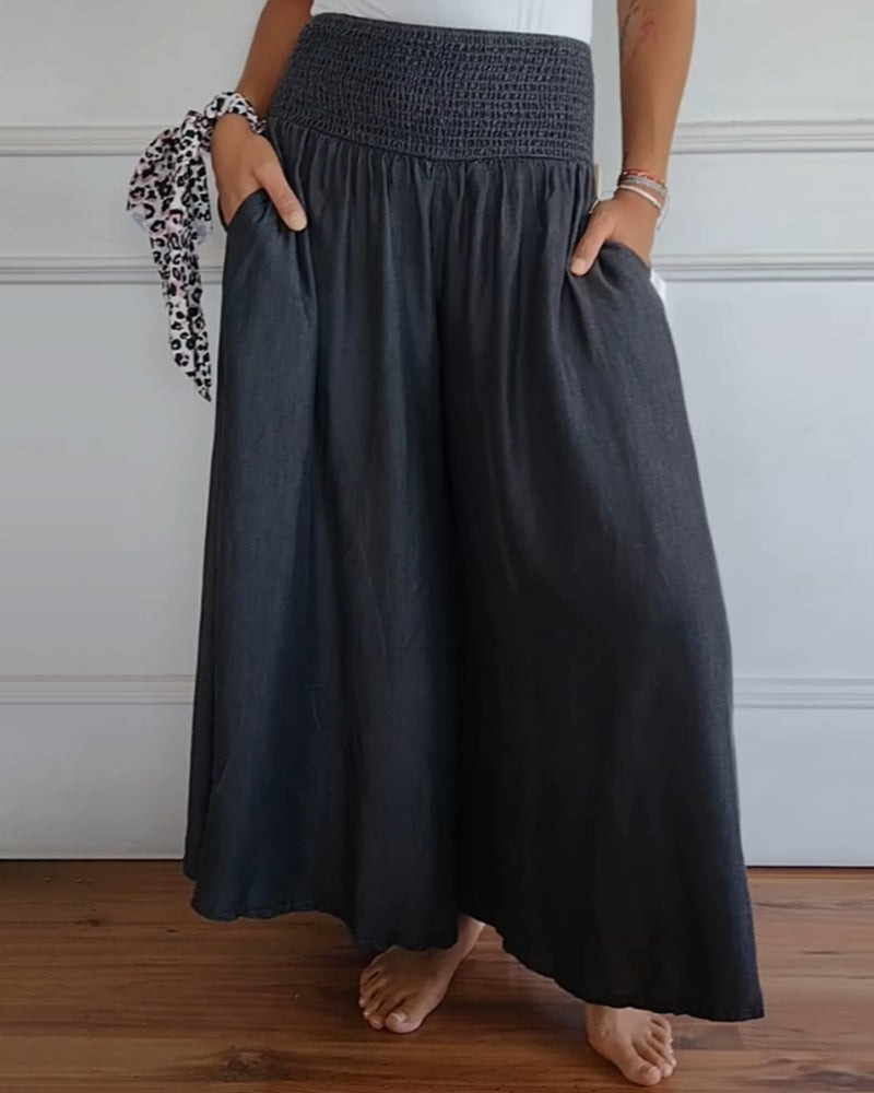 Valenzora | High-waisted baggy trousers for women