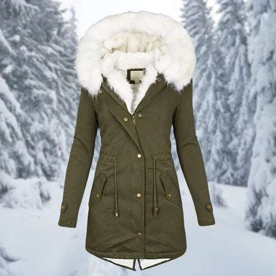 Warm winter jacket for women