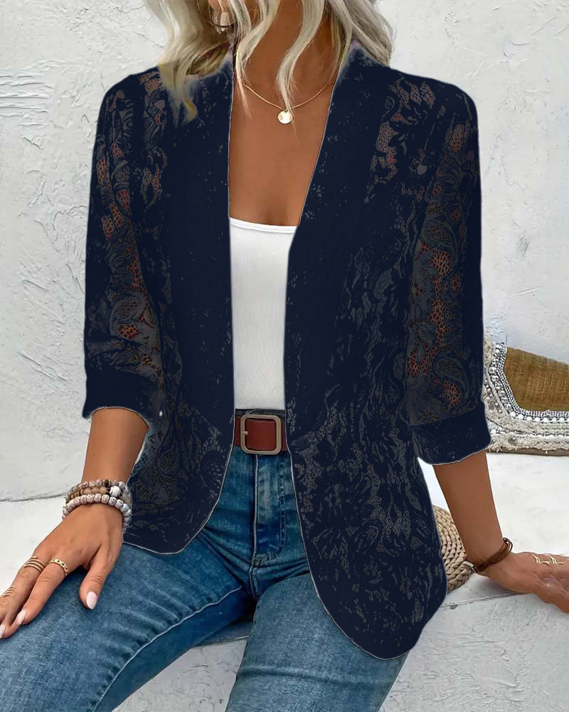Valenzora | Elegant blazer with lace