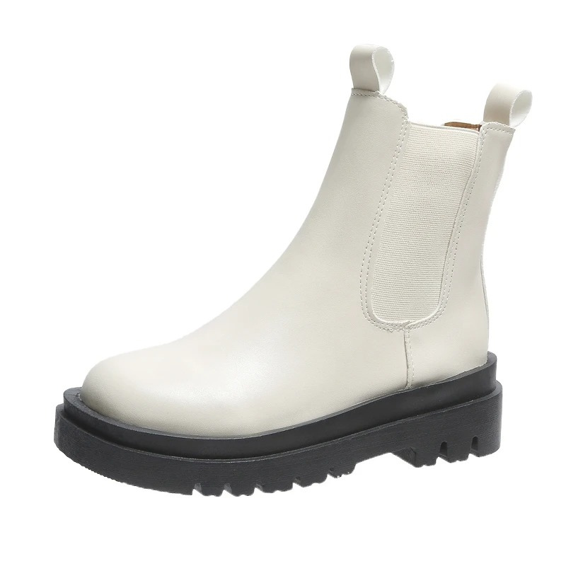 Valenzora | Women's Chelsea Boots with Elastic Sides and Pull Tabs