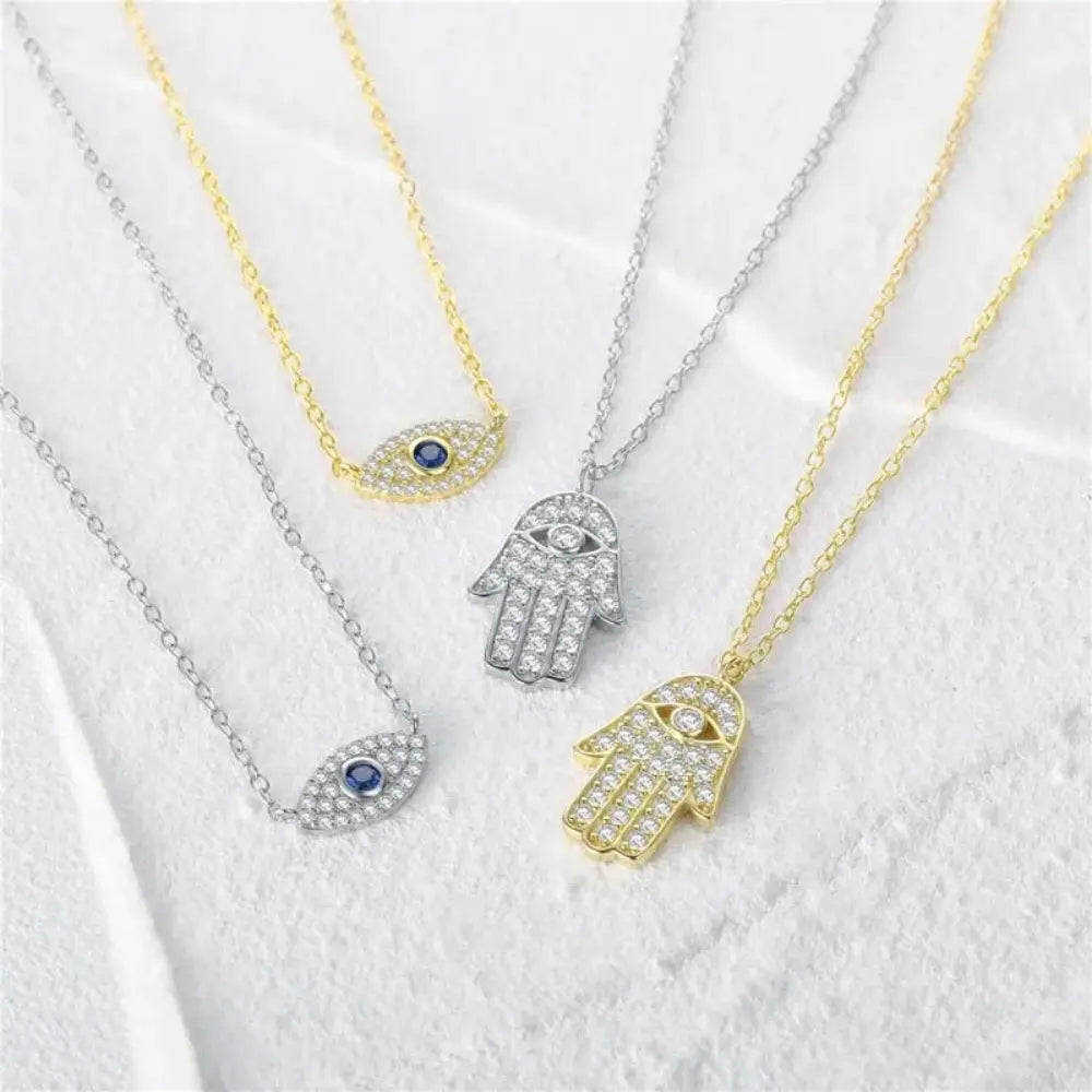 Valenzora | Damen-Schutzanhänger aus Sterlingsilber mit Diamant