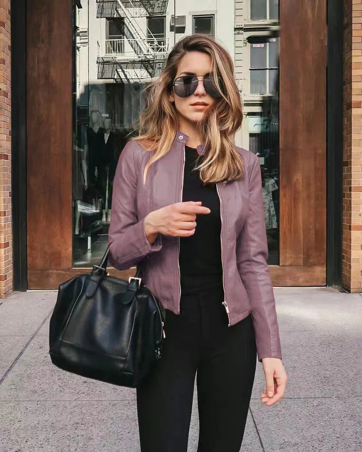 Valenzora | Fashionable leather jacket