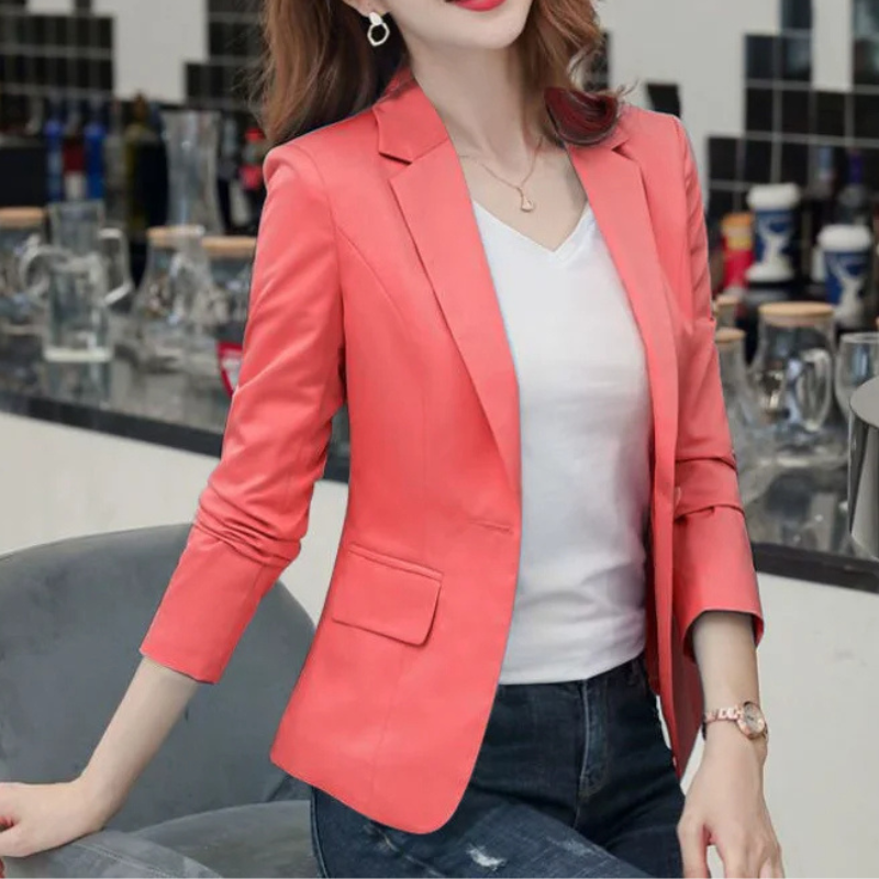 Valenzora | Elegant women's blazer with long sleeves, ideal for work