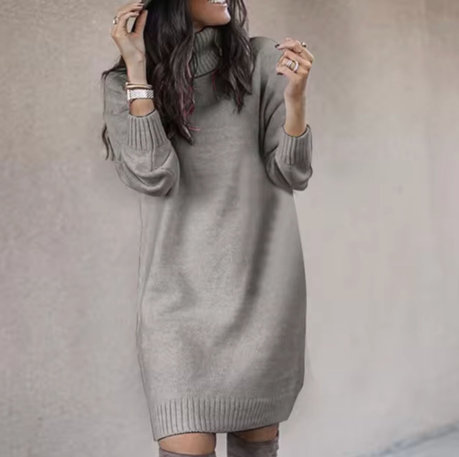Valenzora | Loose Sweater Dress