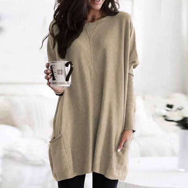 Valenzora - Women's relaxed fit pocket tunic for everyday comfort