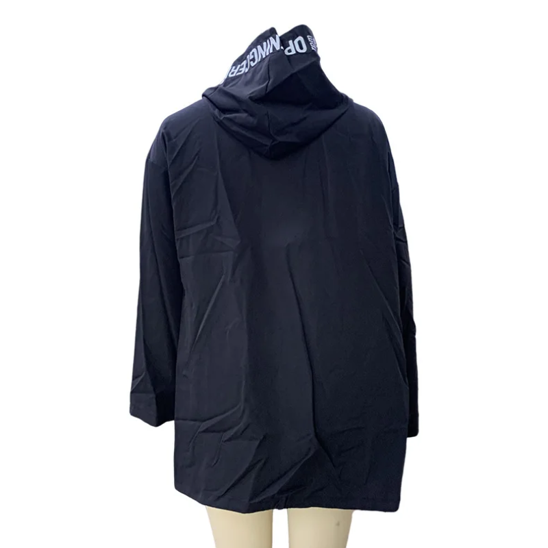 Valenzora | Casual women's trench coat with graphic details and front pockets