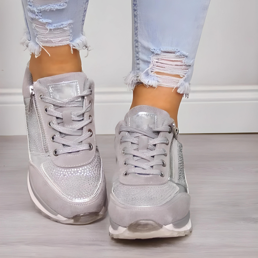 Valenzora - Glamorous, comfortable casual sneakers | Sporty-chic sneakers
