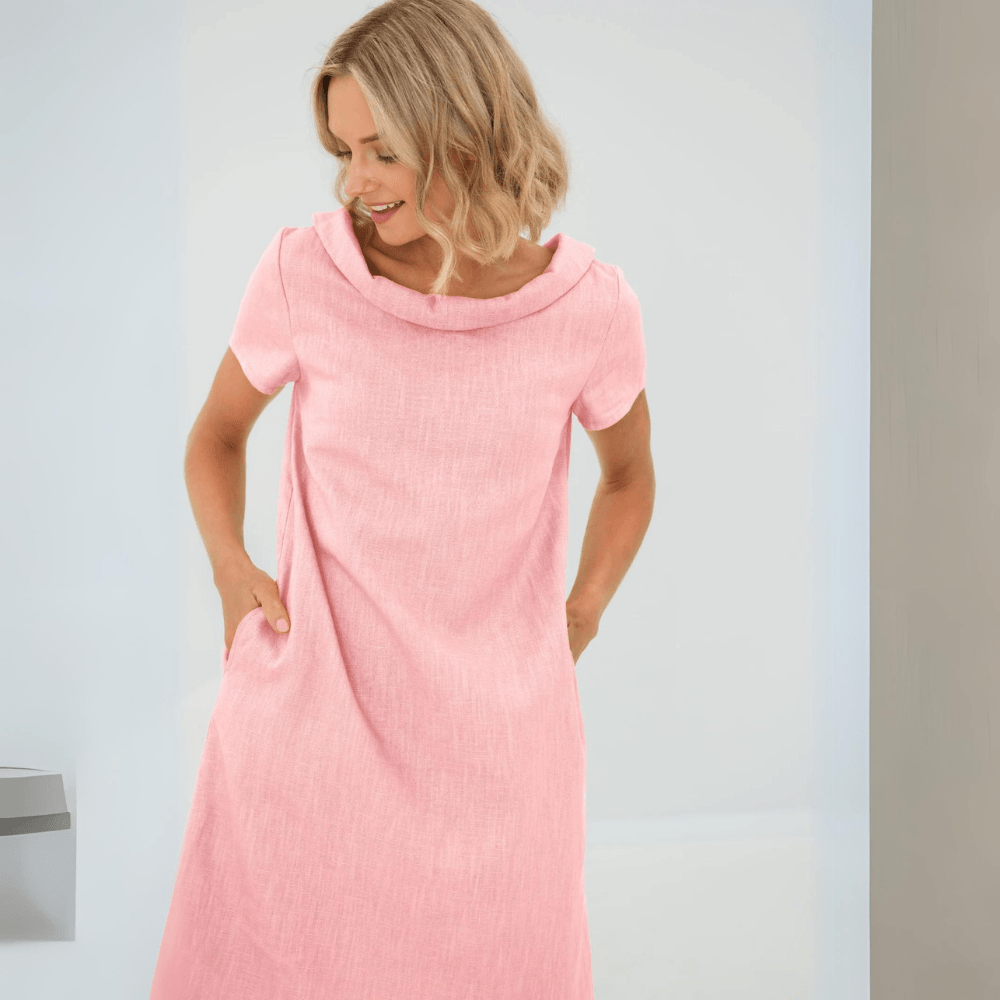 Valenzora | Lässiges Leinenkleid für Damen