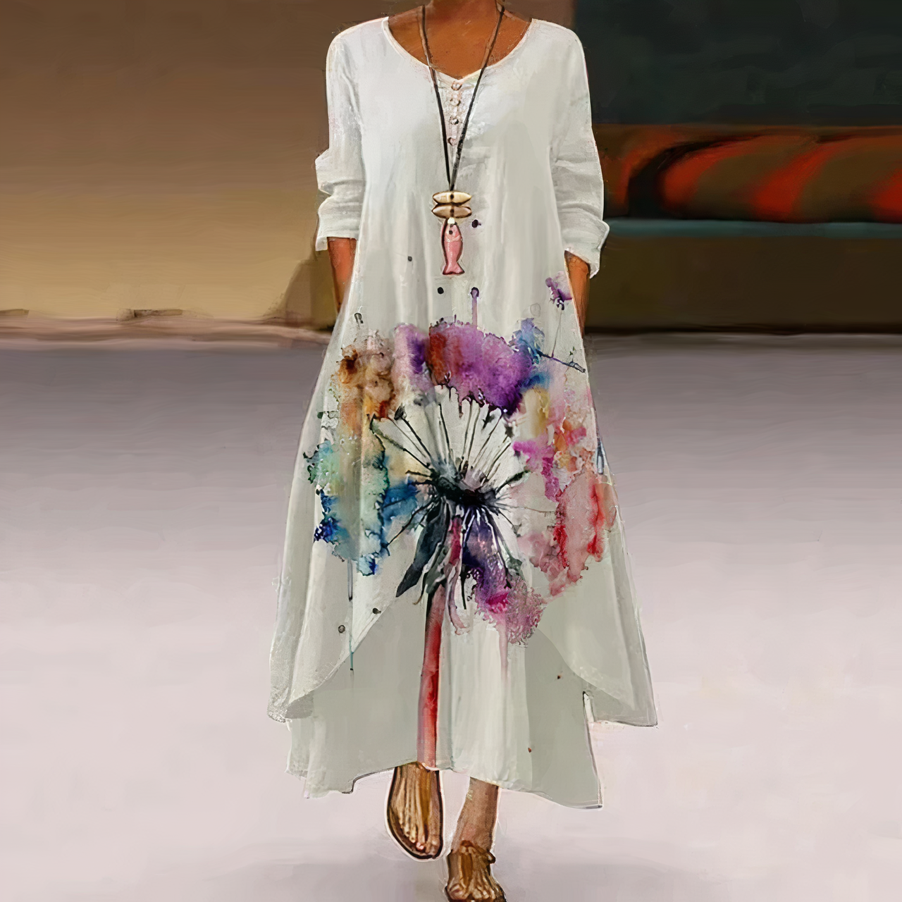 Valenzora | Elegantes Baumwollkleid