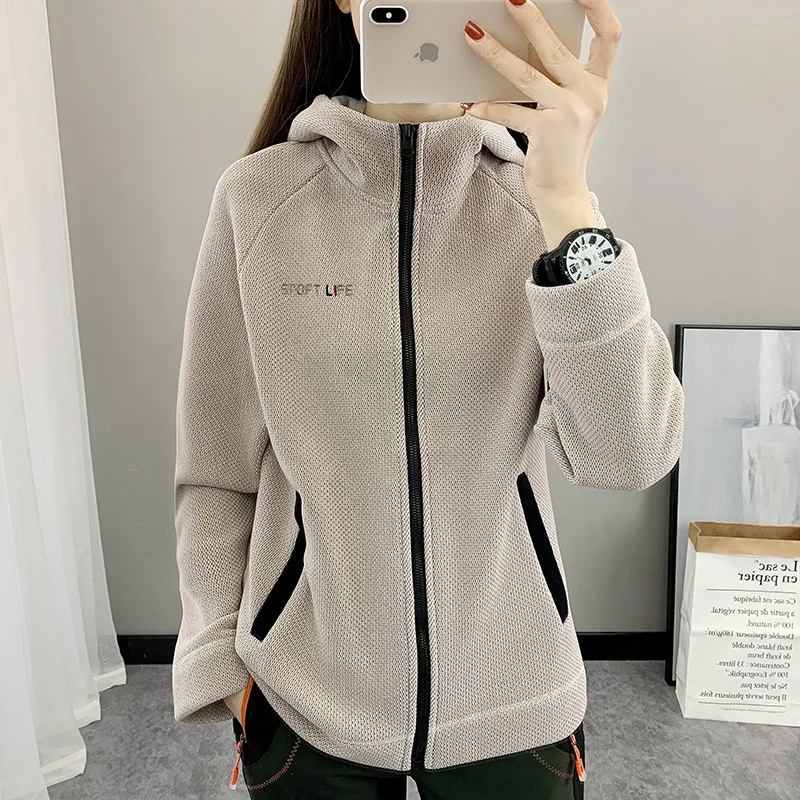 Valenzora | Women's Fleece Jacket, Lightweight and Breathable with Zipper