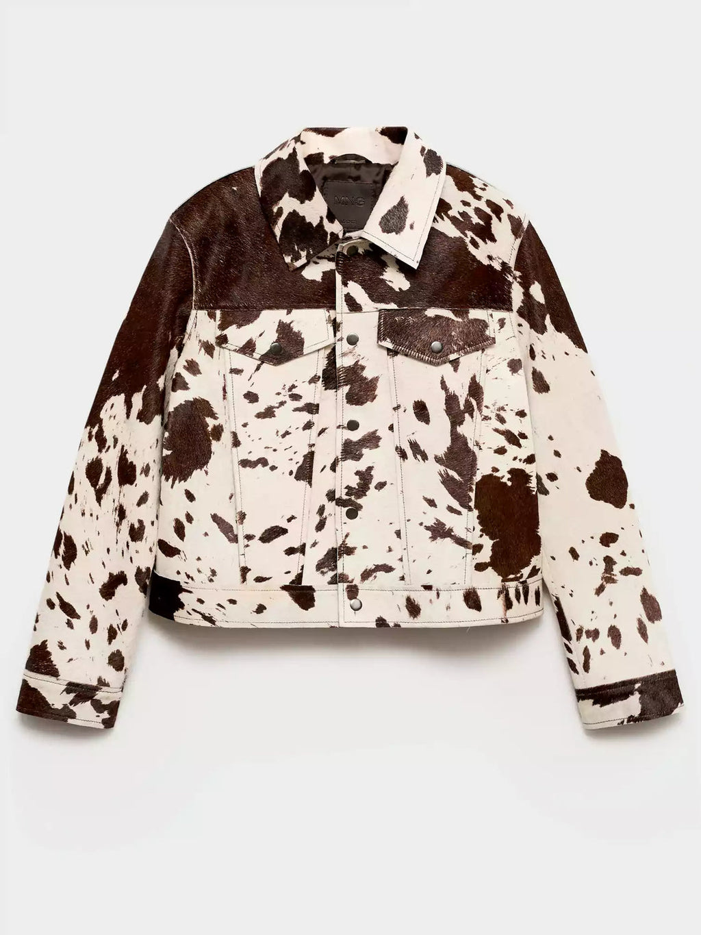 Valenzora | Gemusterte Lederjacke
