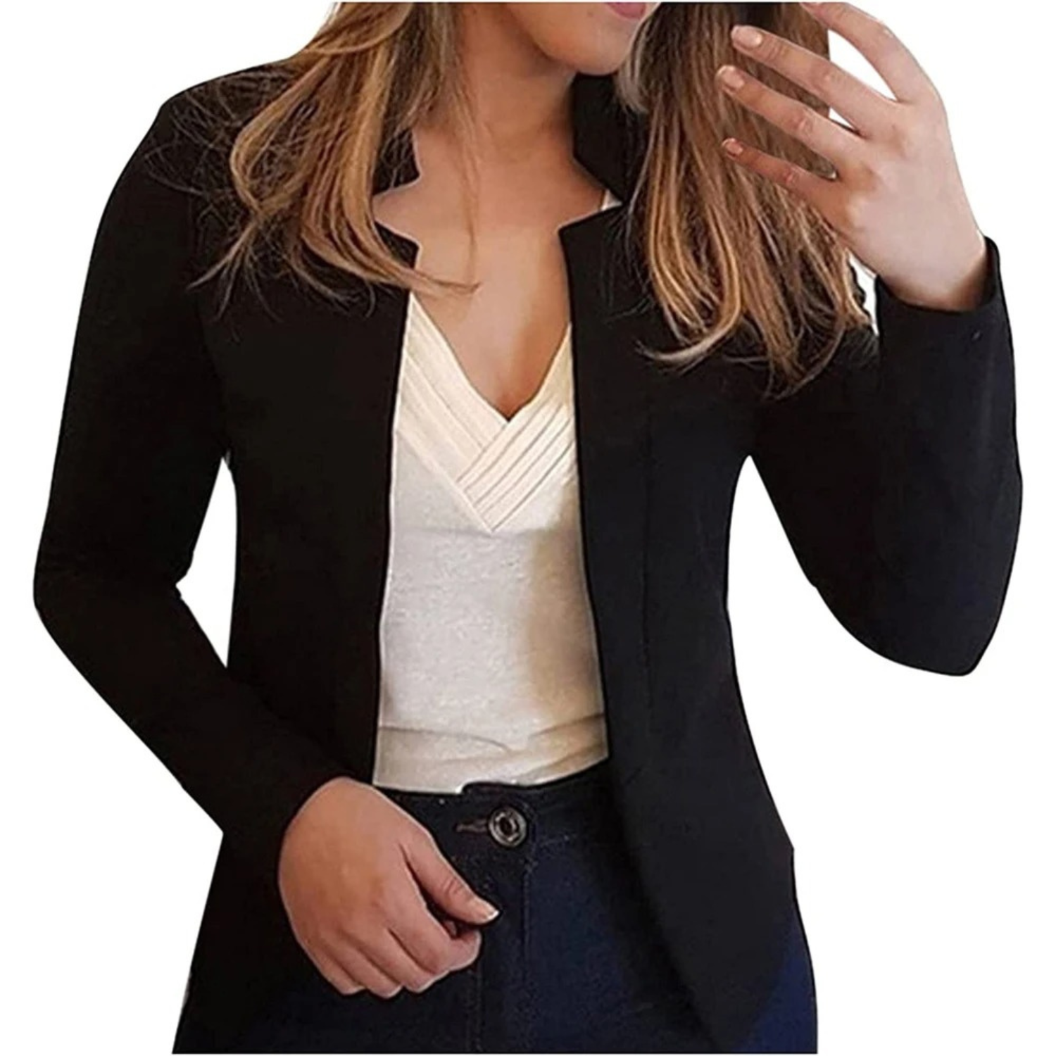 Valenzora – Small women's blazer, simple cardigan