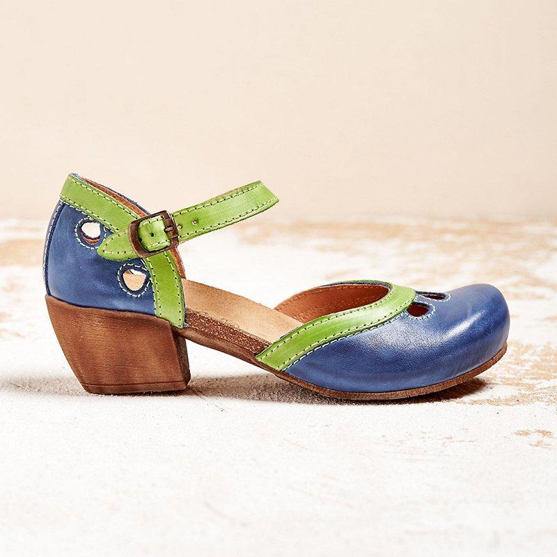 Valenzora | Elegante Sandalen mit niedrigem Absatz