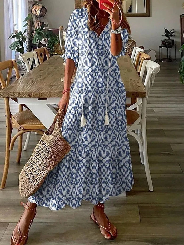 Valenzora | Sommerliches Midikleid mit leichtem Design