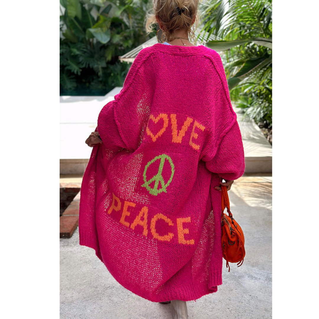 Valenzora peace cardigan - Ibiza