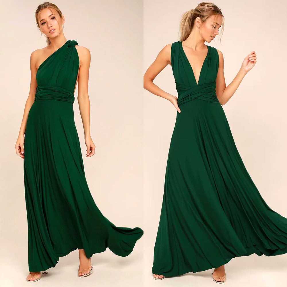 Valenzora | Elegantes Infinity-Damenkleid Schickes Wickel-Sommerkleid