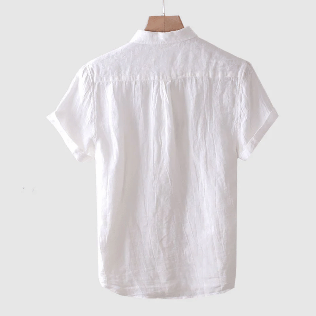 Valenzora | Short-sleeved linen shirt