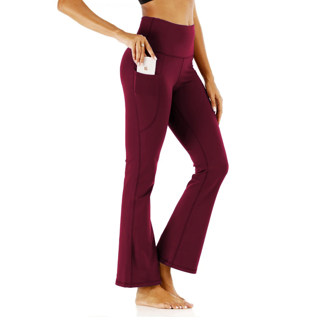 Valenzora | Soft flared trousers with high