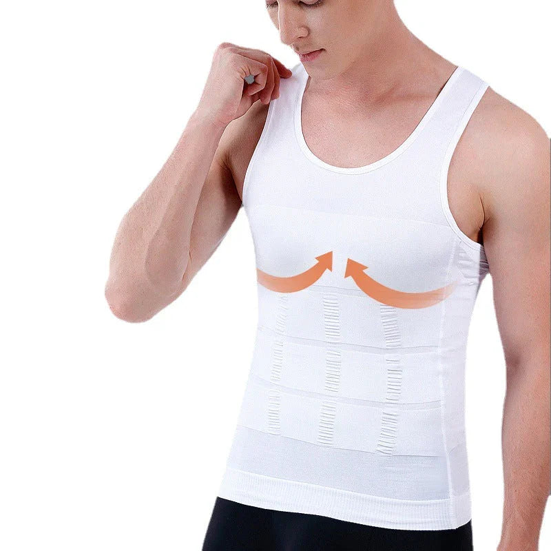 Valenzora | Slim Fit Kompressions-Body Shaper mit Bauchkontrolle und unsichtbarem Unterhemddesign