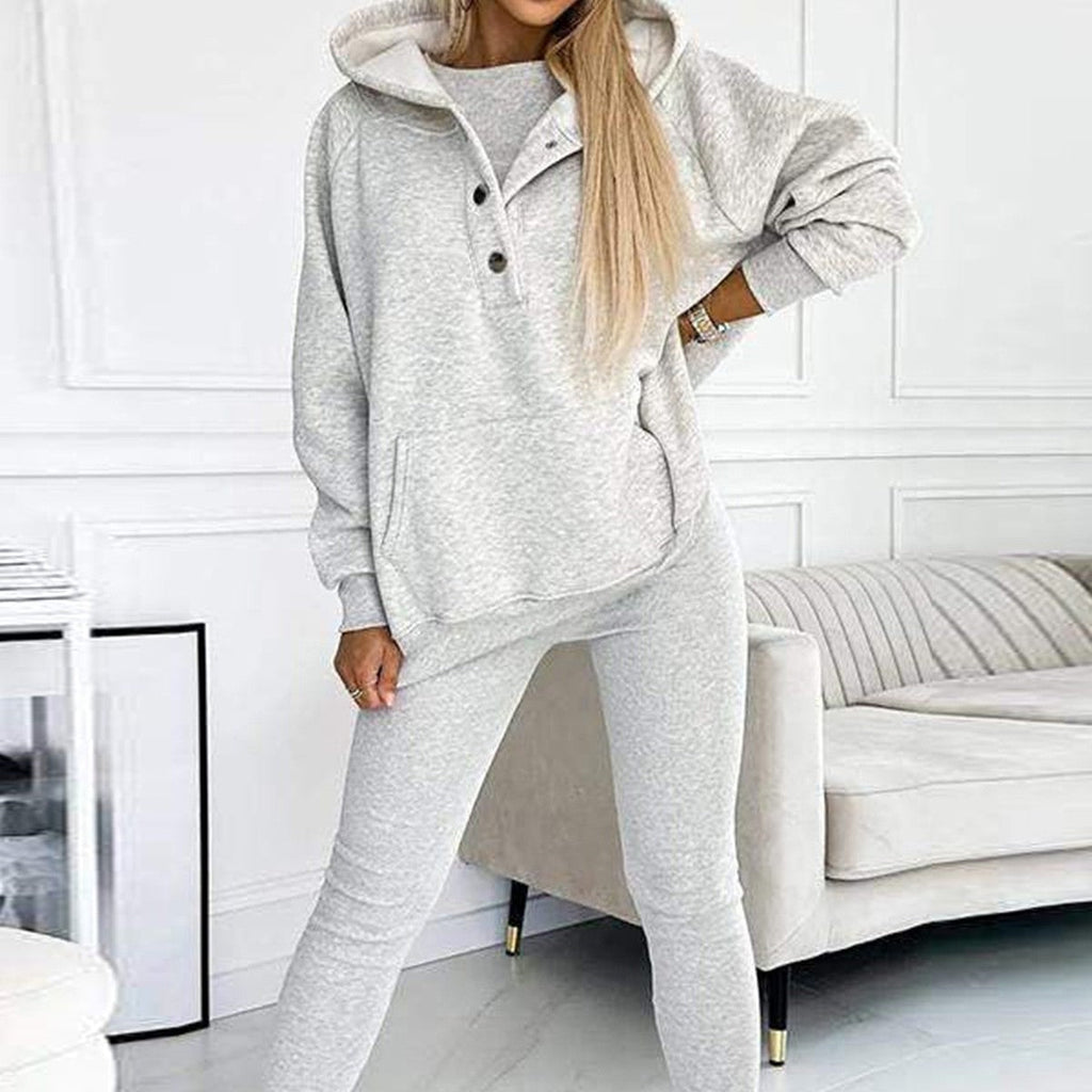 Valenzora | 3-Piece Women's Sports Set for Autumn and Winter