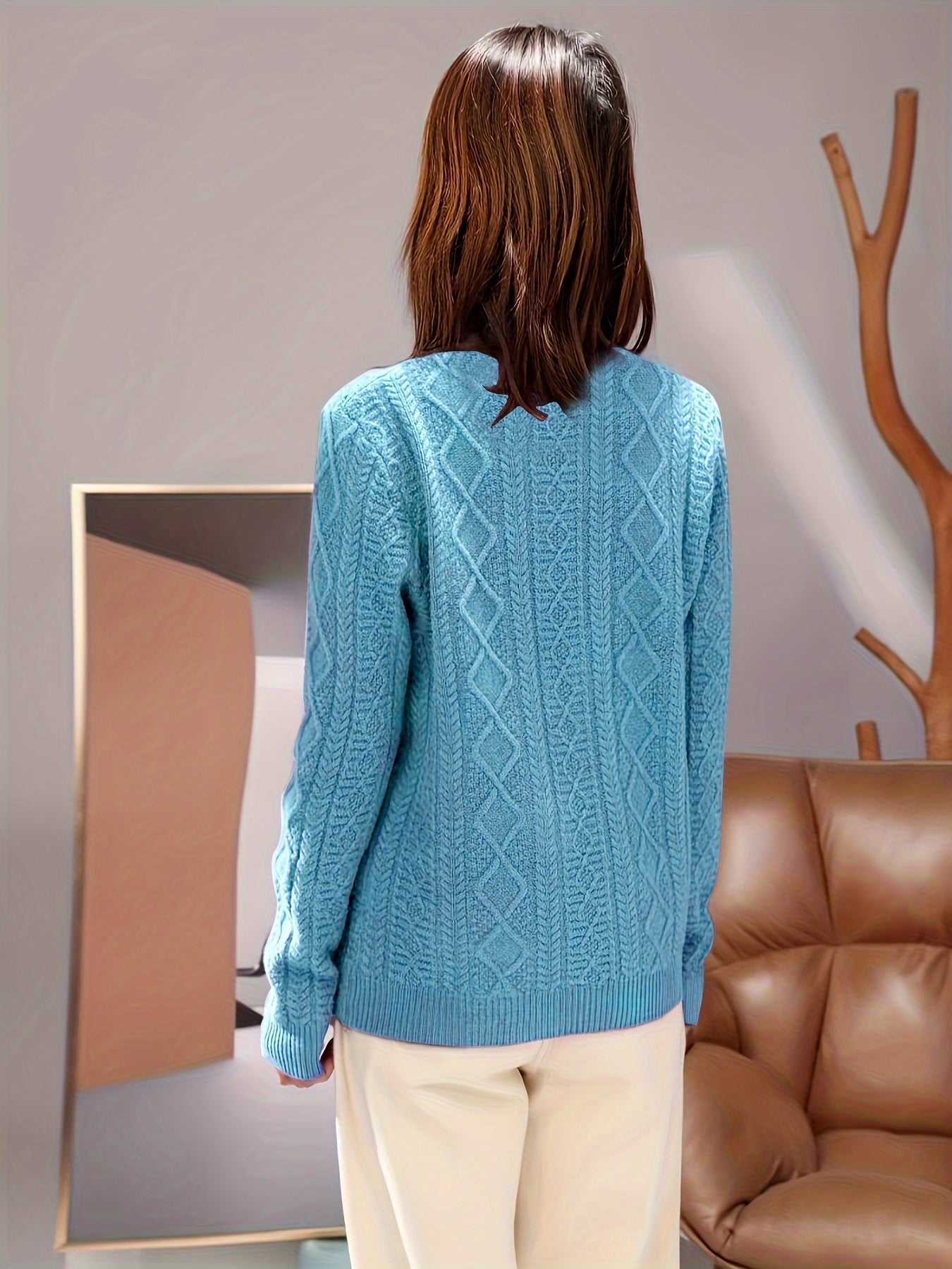 Valenzora | Comfortable knitted wool sweater