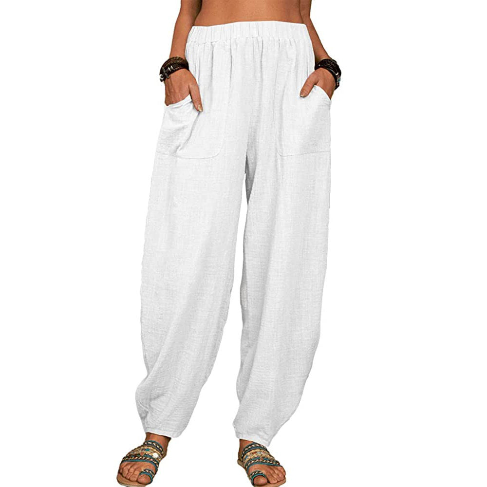 Valenzora | Casual harem pants with pockets