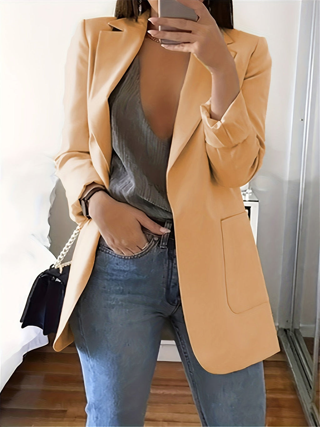 Valenzora | Lässiger Blazer in großen Größen