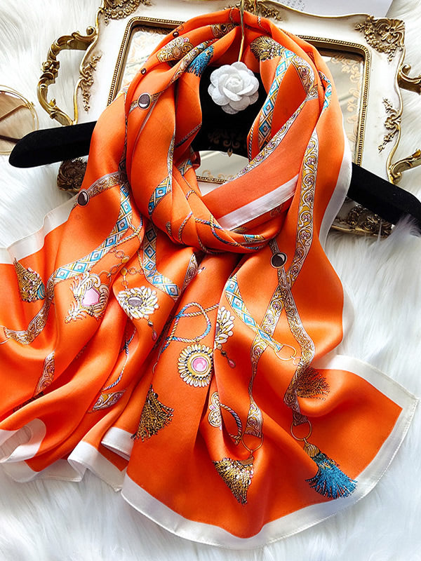 Valenzora | Luxurious women's scarf made of mulberry silk