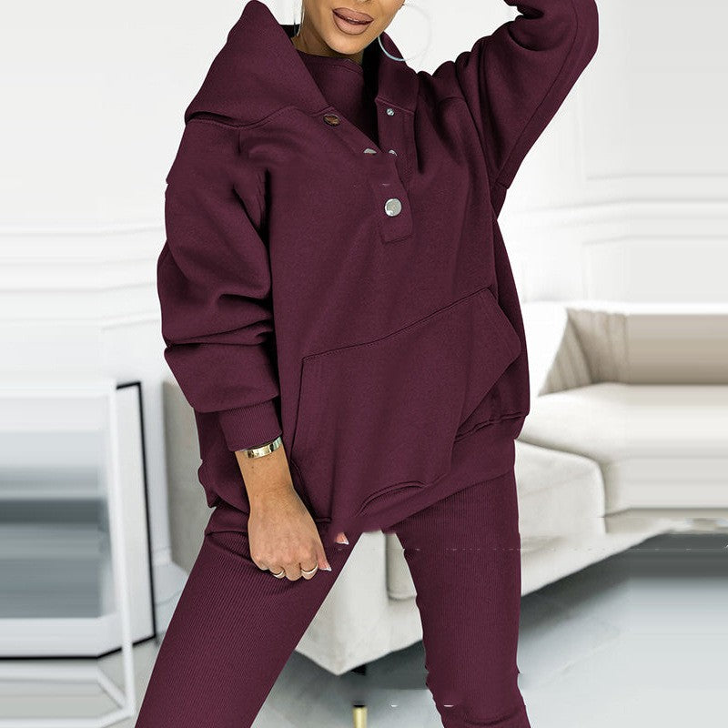Valenzora | 3-Piece Women's Sports Set for Autumn and Winter