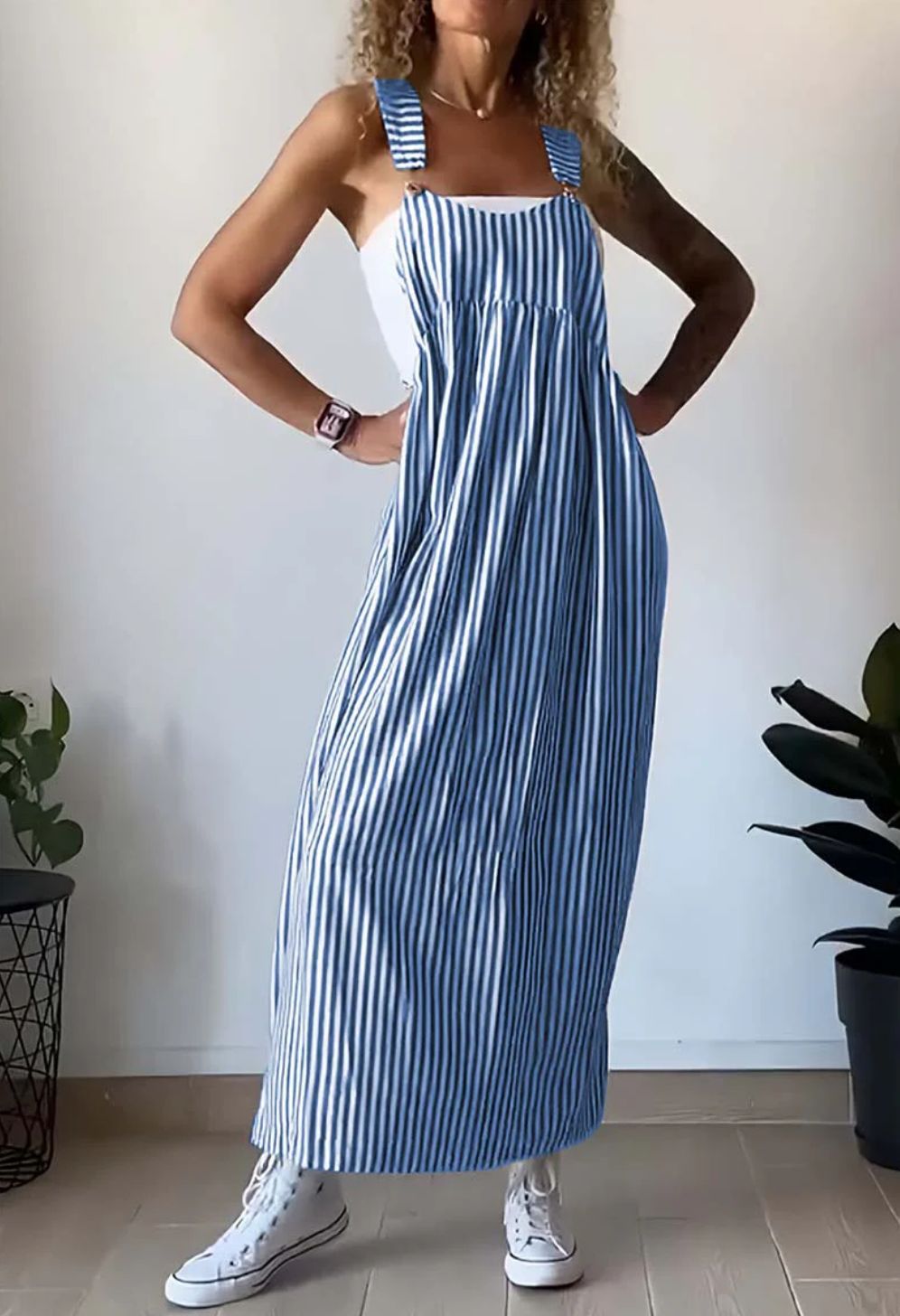 Alice™ | Lässiges Trägerkleid mit Streifen