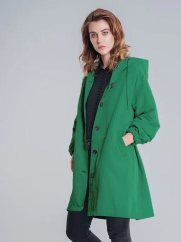 Valenzora | Trenchcoat mit Kapuze