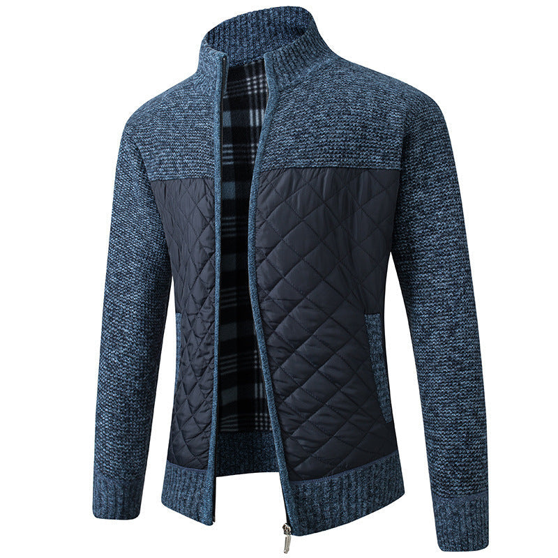 Valenzora | Cardigan with stand-up collar