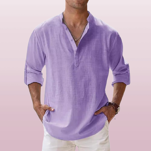 Valenzora | Linen Shirt with Long Sleeves