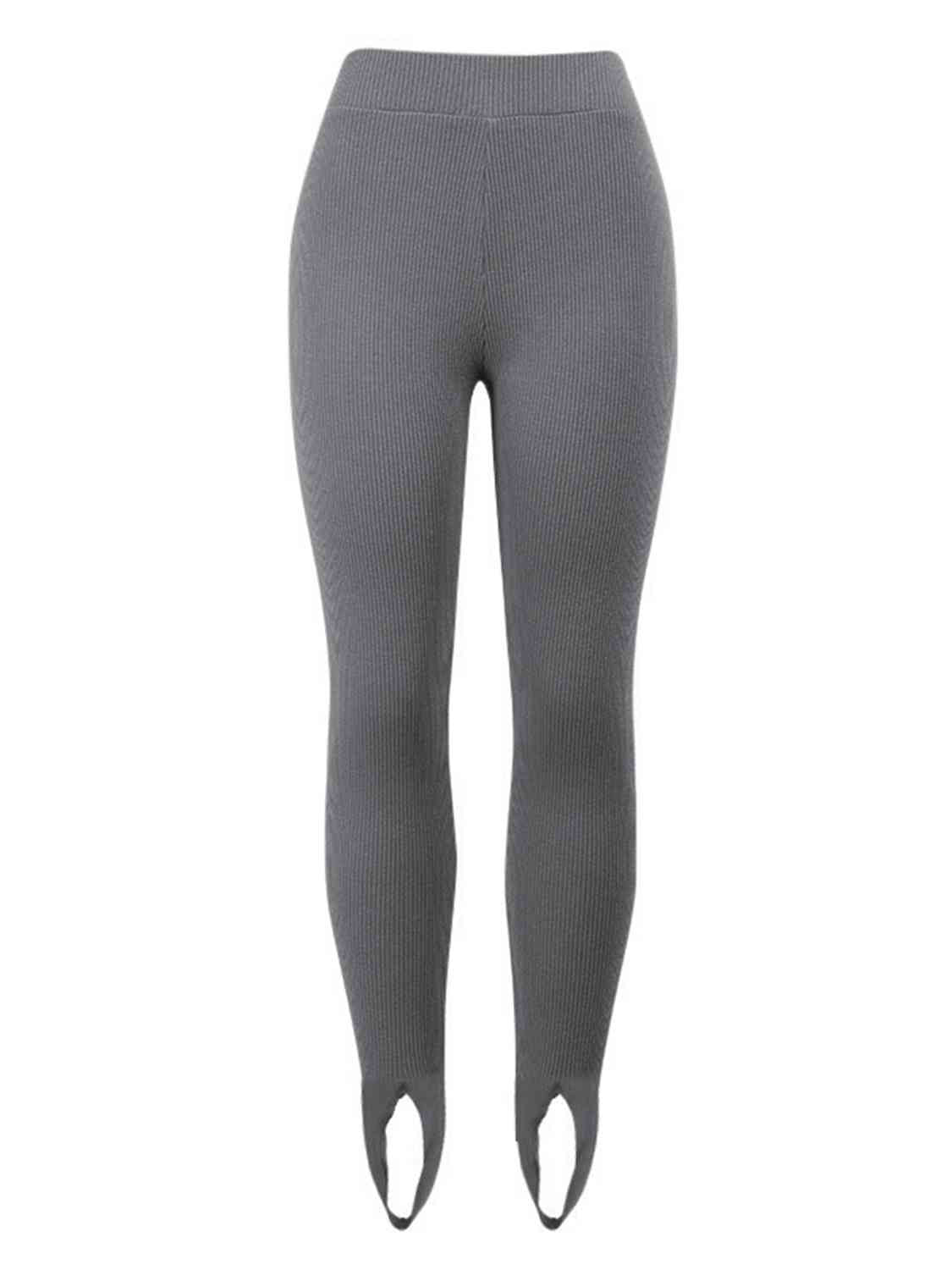Valenzora | Ribbed Mid-Waist Leggings
