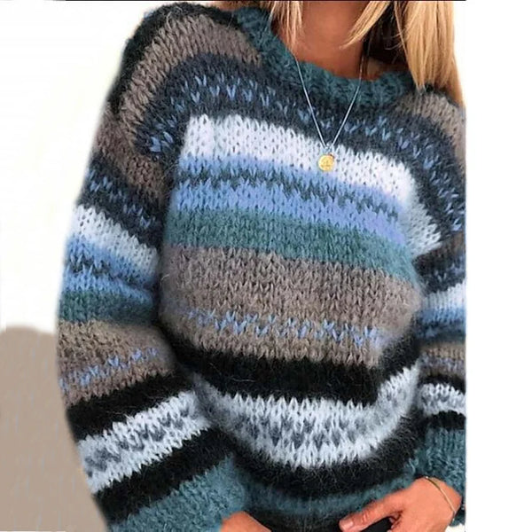 Valenzora | Norwegerpullover – Warmer, farbenfroher Skandinavien-Damenpullover