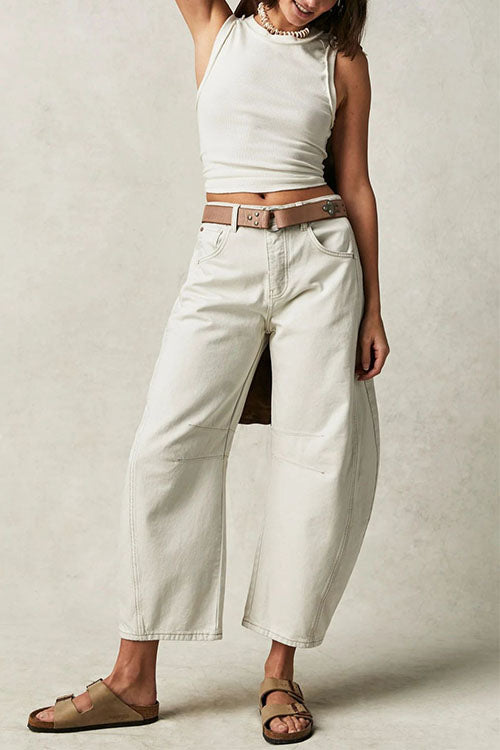 Valenzora | Rosiedress Mid Rise Barrel Leg Jeans
