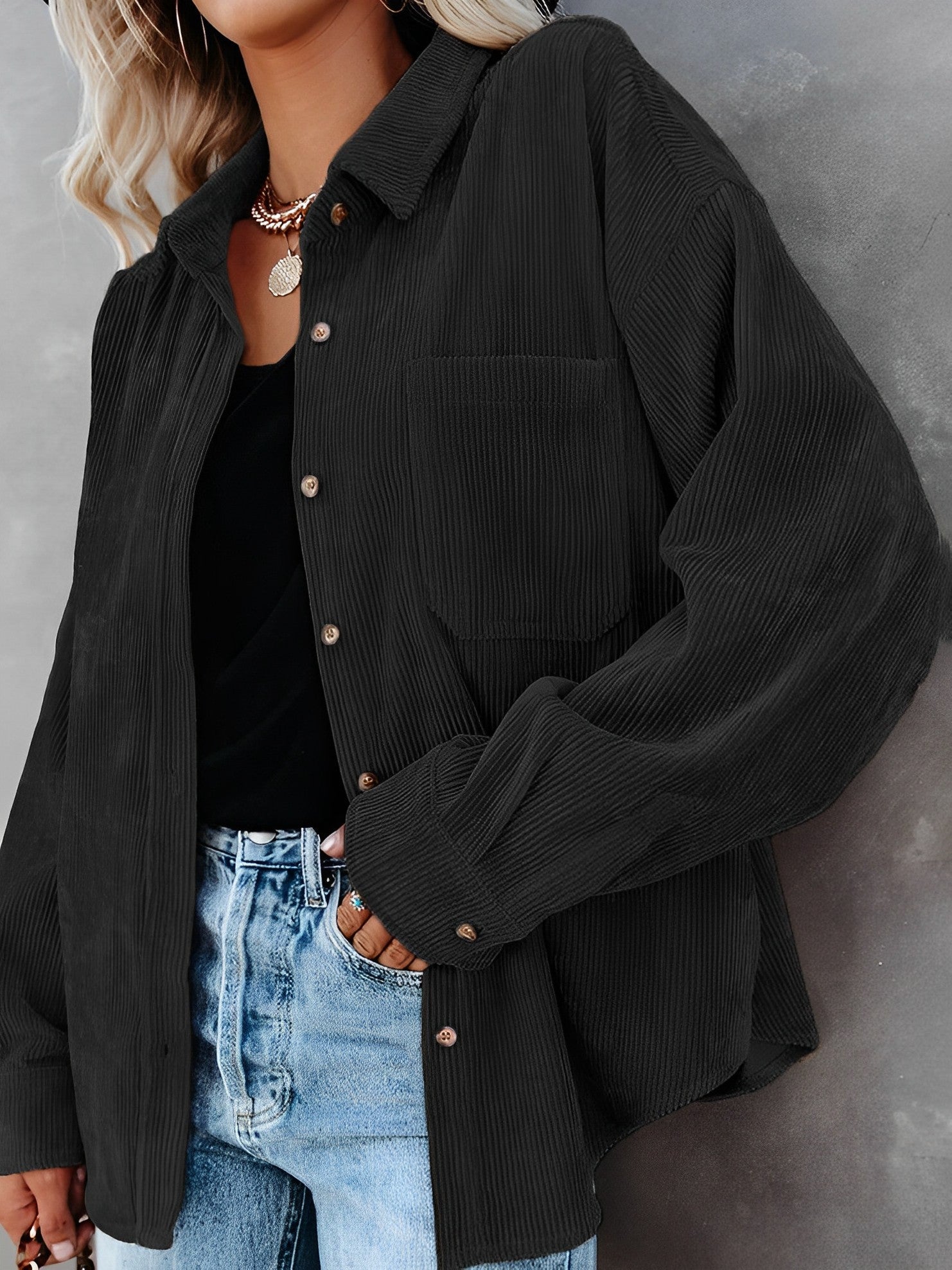 Valenzora | Classic corduroy blouson